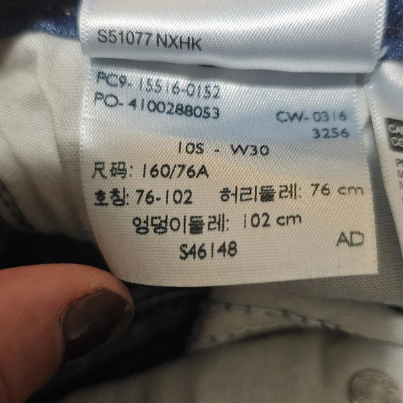 LEVI'S 515 Blue Denim Bootcut Jean Size 10 - Picture 7 of 7